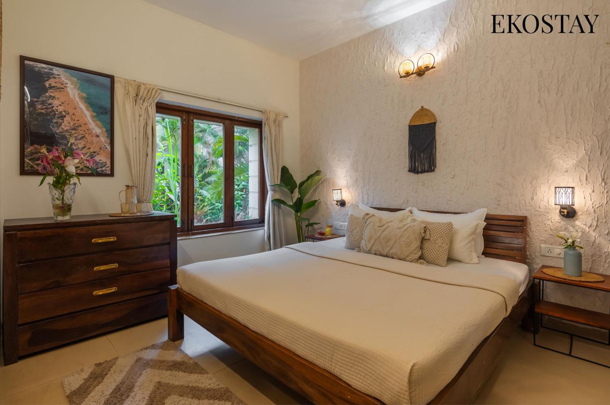 Eko Stay - Solace Villa I Charming Villa Close To Candolim Beach Extérieur photo